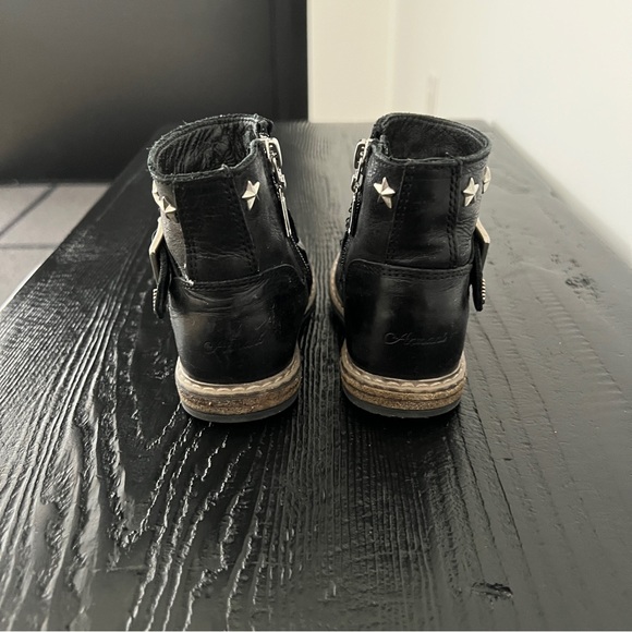 Armani Junior toddler leather boots - Picture 3 of 7